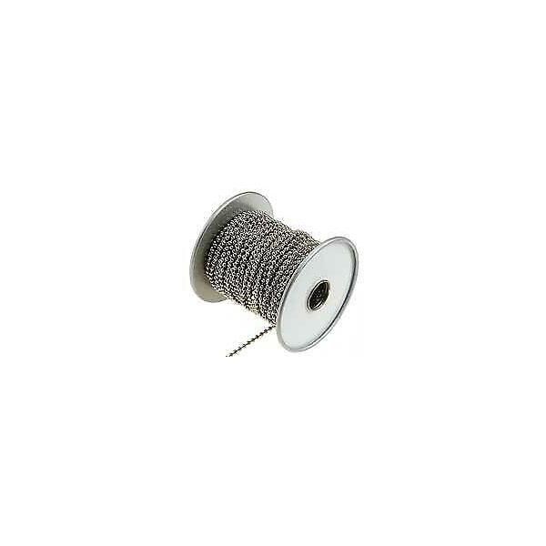 CleverDelights Bobina Catena A Sfere 1.5 Mm - 100 Metri Colore Nero Scuro Per Bigiotteria E Progetti DIY